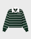 FF Bold Logo Rugby Polo - Green/White (Unisex)