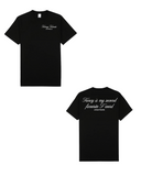 FF Cursive Logo T-Shirt - Black/White (Unisex)