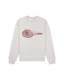Tennis Club Crewneck - Heather/Red (Unisex)
